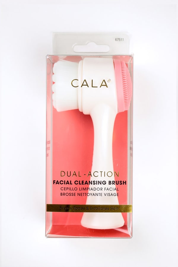 Dual Action Facial Cleansing Brush - Pink