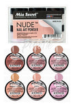 Nude Nail Art Powder Set of 6 by Mia Secret