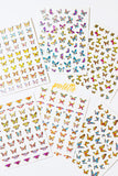 3D_Holo Butterfly Nail Stickers (Value Pack)