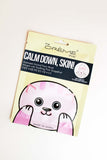 Calm Down, Skin! Animated Animal Face Mask (Kitty Cat)