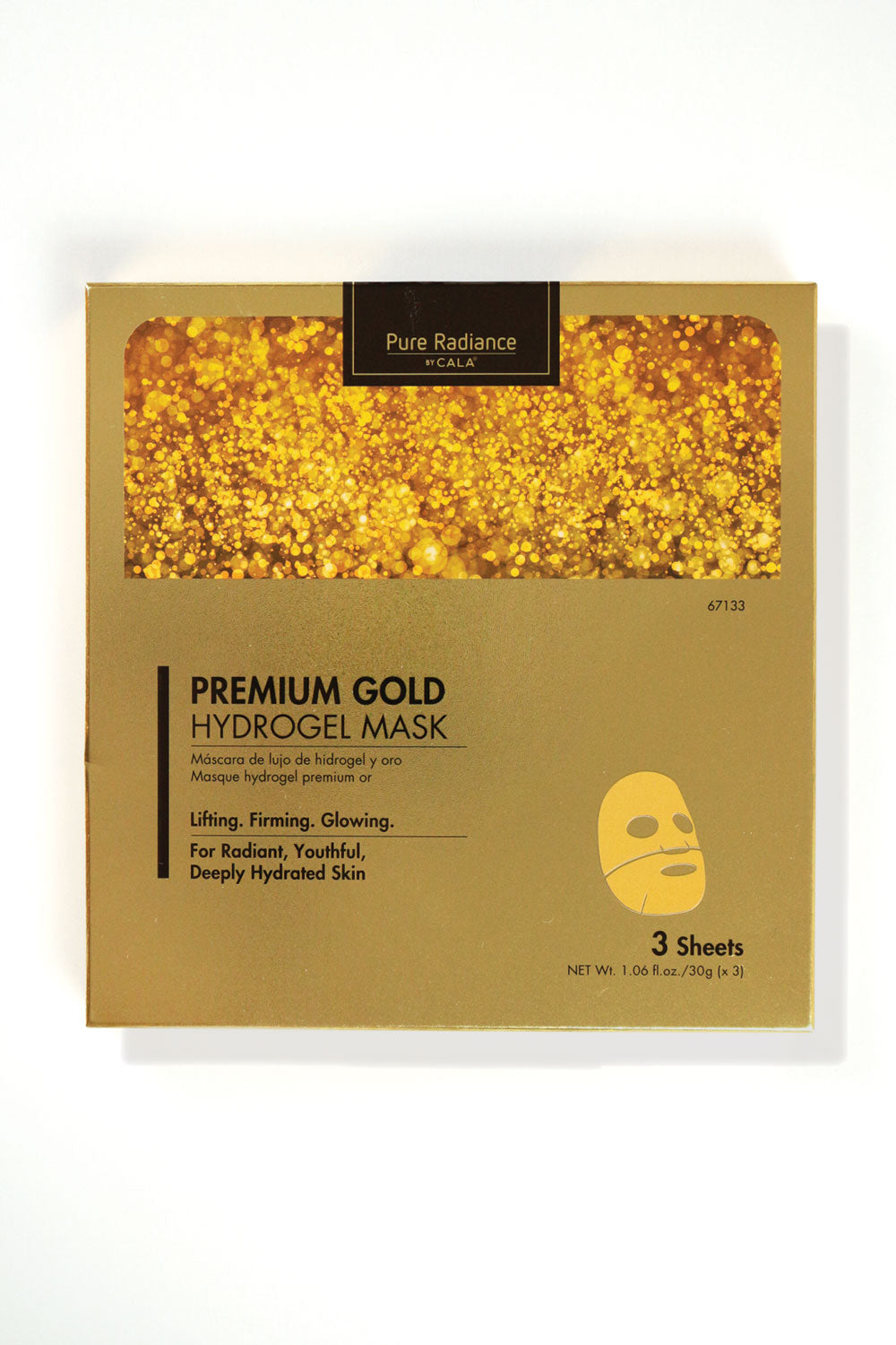 Premium Gold Hydrogel Mask (3 Sheets)
