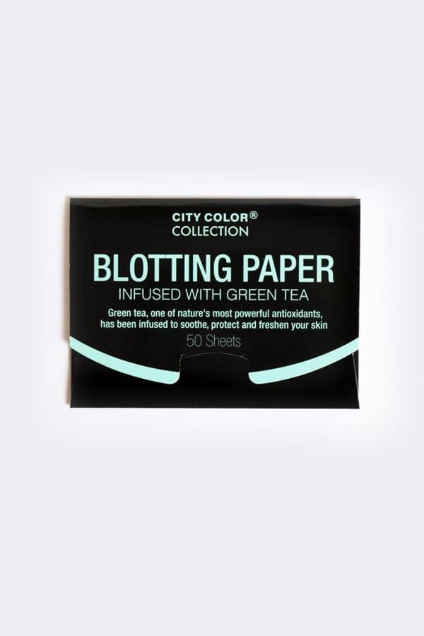 Blotting Paper Infused with Green Tea