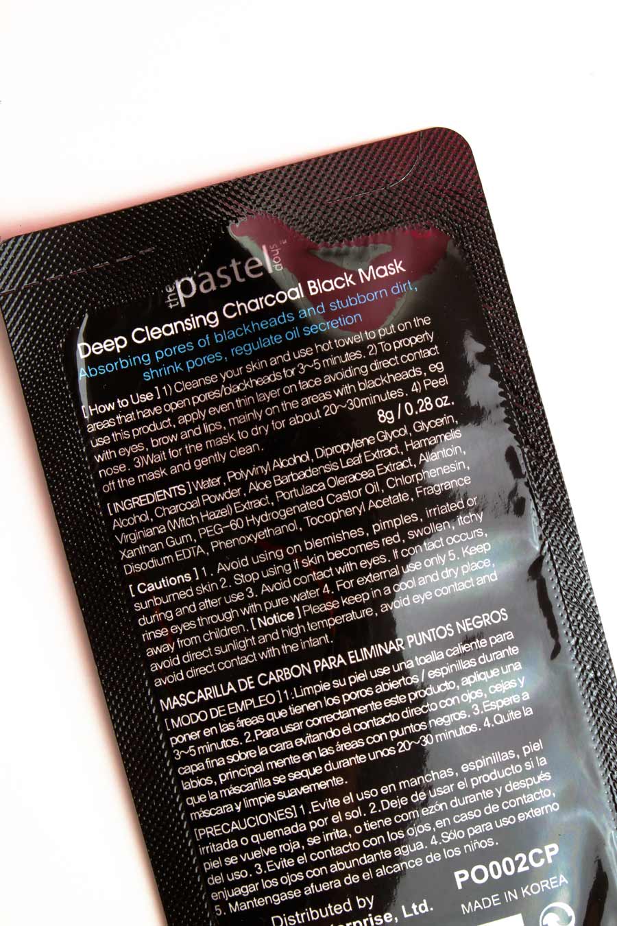 Peel Off Charcoal Black Mask (2 packets)