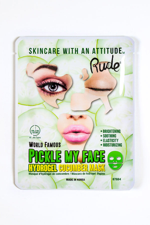 Pickle My Face Hydrogel Cucumber Mask